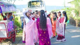 New Tharu Wedding Dance In Hindi Viral Song in just chill  Haraiya Girls  2081.