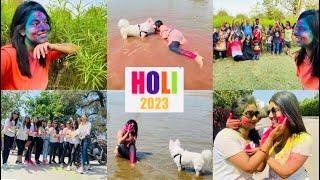 Holi celebrations in Gujarat 🌈❣️#Holi 2k23 #vlog 30#aemitripathi❣️