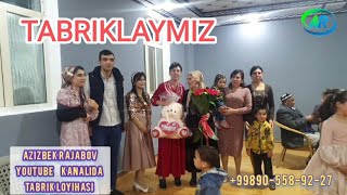 Barno apkamizi tugʻulgan kuni bn tabriklaymiz#tabrik#xorazm #shovot#yaxshikun#tabriklaymiz