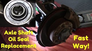 Axle (Front Differential) Oil Seal Replacement | Toyota Tacoma T100 4Runner Tundra