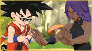 Slick Goku Embarrasses Yoruichi