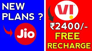 Jio NEW Plans , BSNL 4G Launch , VI ₹2400 FREE Recharge - Tamil