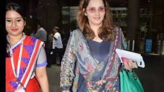 Sania Mirza at the airport