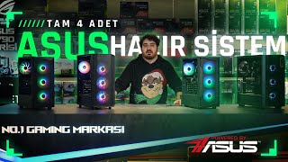 Tam 4 Adet Fiyat/Performans Asus Sistem!