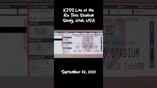 KISS Live at the Rio Tinto Stadium, Sandy, Utah, USA (Sept. 22, 2010) #KISS #utah #2010