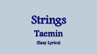 Taemin: "Strings" EZ Lyrics