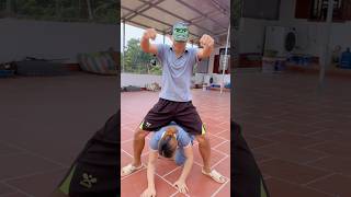 Thử thách chui háng người khổng lồ #challenge #funny