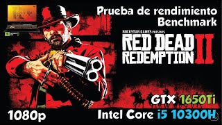 Red Dead Redemption 2 Asus Tuf F15 GTX 1650 Ti + i5-10300H