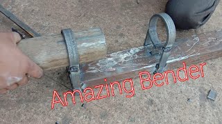 Amazing  Bar BendingTool //How To Make Bar Bender//Square Bar Circle Bender, #barbender #bendingtool