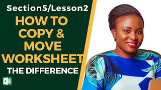 👉HOW TO COPY & MOVE EXCEL WORKSHEET - THE DIFFERENCE