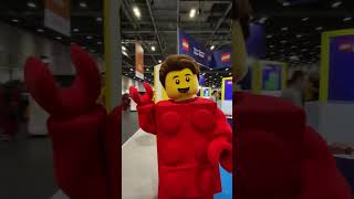 Red Lego Brick Man #lego #legoman