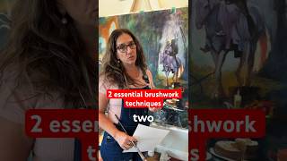 Two foundational brushwork techniques for ALL artists #art #painting #arttutorial