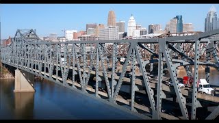 Brent Spence Bridge 2021 Maintenance Project Before & After Footage