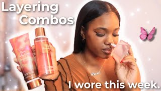 LAYERING COMBOS I WORE THIS WEEK💕 Smell amazing all day 💖 | Queen Naimah