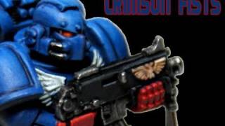 How to paint Crimson Fist Space Marine by Lester Bursley