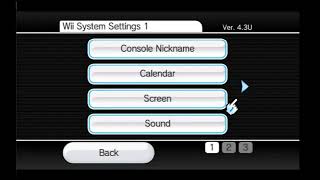 How to go to Wii system settings (old recovered video that was edited on October 28, 2021)