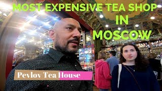 Good collection of tea here in Moscow's food street l Russia travel vlog