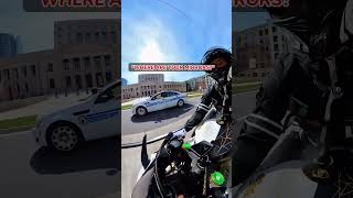 He wanted to pull me over for WHAT?! #2wheels #kawasakizx6r #motorcycle #cops #bikelife