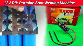 12V DIY Portable Spot Welding Machine Unboxing & Full review/ online shopping makerbazar