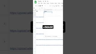 Have you used the IMAGE function in Google Sheets before? #shorts