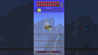 100 Days - Terraria Shorts (Day 17): Queen Bee! #terraria #terrariamastermode #terrariagameplay