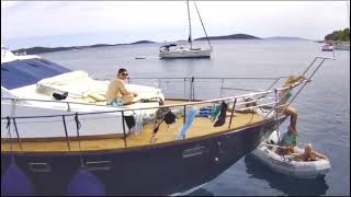 M/Y "Paloma Rea" in the Blue Lagoon