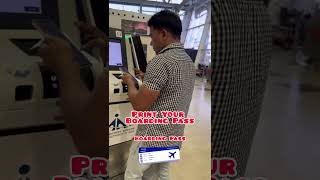 Boarding pass kiosk| हवाई अड्डे पर अपना बोर्डिंग पास कैसे प्राप्त करें | #boarding #travel #airport