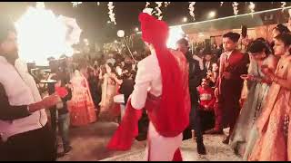 Surprise groom dance performance for bride | wedding 💑 2021 || Delhi performs