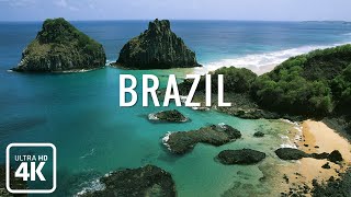 4K Brazil (Video 4K UHD) | Beautiful Landscape with Relaxing Music for Relax, Study, Work