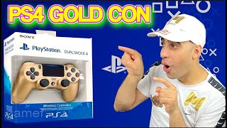 Unboxing PS4 Joystick Version 2 . 2021 Gold Color