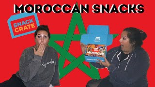 SNACK CRATE UNBOXING | Americans Trying Moroccan Snacks | Moroccan Snack Review