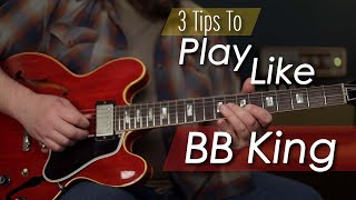 BB King Live At The Regal Lesson