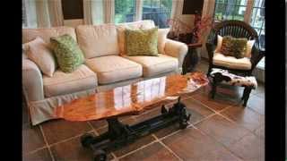 Spalted Maple Roll A Car Coffee Table Display