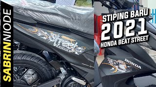 Striping Baru Honda Beat Warna Hitam Doff 2021