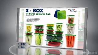 ▶ S BOX 34 Parça Saklama Kabı Seti www.geliyogeliyo.com