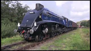 Sir Nigel Gresley in action during the NYMR 2023 Autumn Steam Gala