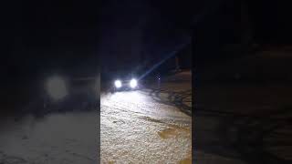 Audi 80 coupe 4.2 v8 quattro on snow