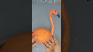 "Crafting Flamingo From Coconut Shell "|#shorts #craft #handmade