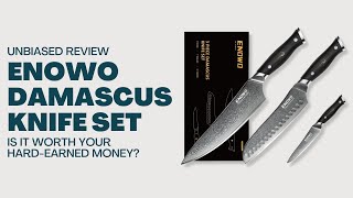 Enowo Damascus Knife Set | Elevate Your Culinary Journey with Precision and Elegance!