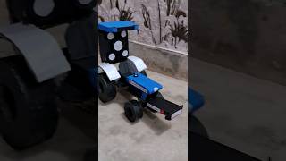 how to make new Holland 🇳🇱 😍  tractor cardboard tractor cardboard 🚗 🚘 🚔 cardboard craft