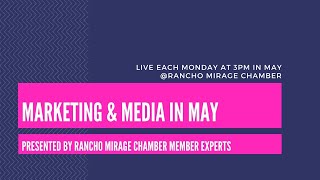 Marketing & Media on Mondays in May