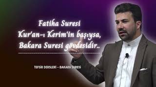 Tefsir Dersleri - 'Bakara Suresi' - Muhammed Ali Savuran - 31.10.2023 part-2