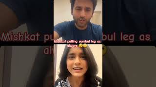 Sumbul and Mishkat #instalive masti #sumbultouqeer #mishkat #kavya #adya #shortsfeed #shorts #short