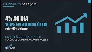 A2Trader Segue Pagando Rapidamente 4% ao dia - Não é multinível