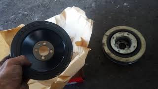 opel zafira 1.9cdti how to change crankshaft pulley