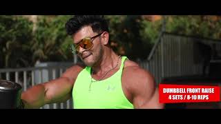 Sahil Khan's Chest & Shoulder Workout at Muscle and Beach Gym GOA.