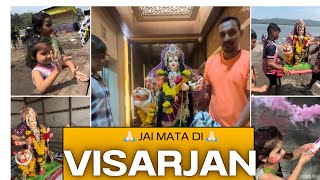 Mata Visarjan Main Kiya Dhamaal ❤️ @AKFAMILYVLOGSOFFICIAL