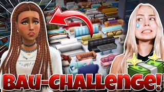 HILFE! ☠️ Sims 4, aber mein SIM wählt die *Möbel* SELBER aus! 😱 | Bau-Challenge | SIMBO