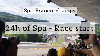 24h of Spa - Race start from Raidillon #vlog