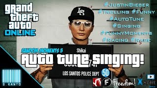 ★ GTAV PC Launch Day - AutoTune Singing In Public Lobbies ★ (Funny Moments)